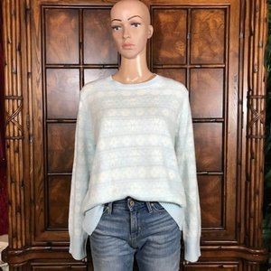 Faded Glory Baby Blue Fair Isle Sweater